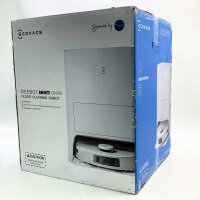 ECOVACS DEEBOT T20e Omni (ARTIKEL HAT VERSCHIEDENE ARTEN VON GEBRAUCHSSPUREN) 6000Pa Saugroboter mit Wischfunktion, 9mm Mopp-Hebesystem, Heißluft-Trocknung, Selbstentleerend, Rotierende Wischpads, 3D-Hinderniserkennung, 4L Wassertank,YIKO/Alexa/APP