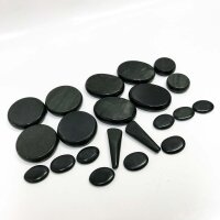 Hot Stone Massage Set, 21 Pieces Hot Stones Massage Set with Heat Device, Massage Stone in Heating Case, Portable, Basalt Stones Suitable for Private Users, Spa, Massage Therapy & Relaxation (21 Pieces)