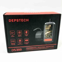 DEPSTECH Endoskopkamera mit Licht, Dual Lens Industrie Endoskop 1080P Digitale Inspektionskamera, IP67 wasserdichte 7,9mm Sonde Rohrkamera Kanalkamera 5m Kamerakabel, 32GB TF Karte, Tragetasche