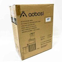 AOBOSI 200W Slow Juicer, Entsafter mit Rückwärts Funktion und zwei Filtergrößen. multifunktionale entsafter gemüse und obst mit Smart Chip. Obstpresse-Weiß.