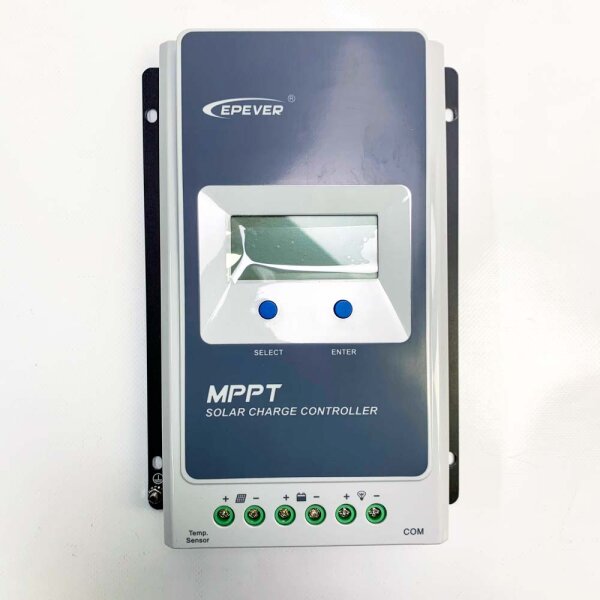 EPEVER® 20A MPPT-Solarladeregler der Tracer AN-Serie mit 12V/24V DC, der die Systemspannung automatisch erkennt, für 100V-Solarmodule bis zu 130W/260W (20A)