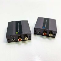 Analog Audio Extender, Analog Audio Amplifier, RCA 3.5mm...