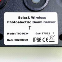 Solar Driveway Alarm System Wireless 800m Long Transmission Range 100m Wide Sensor Range No Need to Replace Battery Weatherproof Perimeter Alarm System