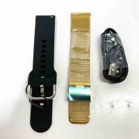 Radiant - Queensboro-Kollektion - Smartwatch, Smartwatch mit Pulsmesser, Blutdruckmessgerät, Schlafmonitor und Digital-Aktivitätsarmbandfunktion. Für Männer und Frauen. Kompatibel mit Android iOS.