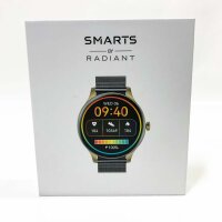 Radiant - San Diego Collection - Smartwatch, Smartwatch with heart rate monitor, blood pressure monitor, sleep monitor and digital activity bracelet function. For men and women. Compatible with Android iOS.