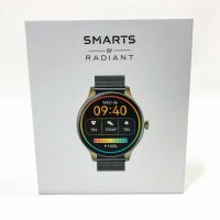 Radiant - San Diego Kollektion - Smartwatch, Smartwatch mit Pulsmesser, Blutdruckmessgerät, Schlafmonitor und Digital-Aktivitätsarmbandfunktion. Für Männer und Frauen. Kompatibel mit Android iOS.