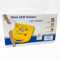 Mini-AED-Trainer, XFT D0009 Tragbares AED-Trainingsset Essentials AED-Trainingsgerät in Französische, für Automatisierte Externe Defibrillator-Anfänger