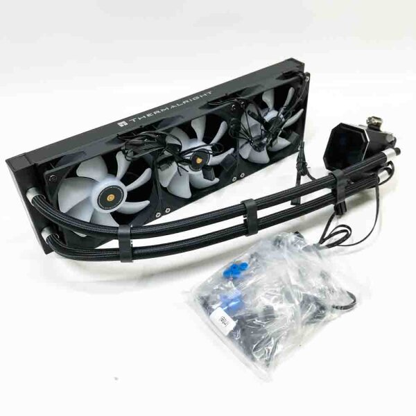 Thermalright Frozen Prism 360 BLACK ARGB CPU Liquid Cooler, Efficient PWM Controlled Pump 3300RPM, Water Cooling Computer Parts, For AMD/AM4/AM5, Intel1150/1156/1200/1700/2011