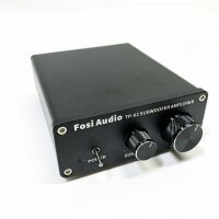 Fosi Audio TP-02 220 Watt Subwoofer Amplifier Mini Sub Bass Amplifier Class D Digital Integrated for Subwoofer TDA7498E