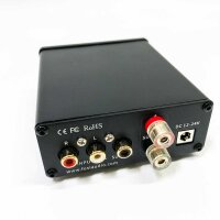 Fosi Audio TP-02 220 Watt Subwoofer-Verstärker, Mini-Sub-Bass-Verstärker, Klasse D, digital, integriert für Subwoofer TDA7498E