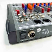 Weymic CK Pro Professionelles Audio-Mischpult für die Aufnahme von DJ-Bühnen-Karaoke-Musikanwendungen mit USB-BT-Eingang (CK-16-Kanal)