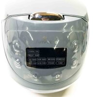 Yum Asia Panda Mini Rice Cooker with Ninja Ceramic Bowl and Advanced Fuzzy Logic (3.5 Cups, 0.63 Liters) 4 Rice Functions, 4 Multicooker Functions, 220-240V (Cobalt Grey)