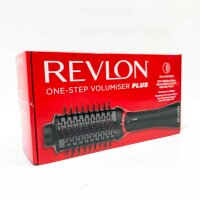 REVLON PROFESSIONAL One-Step Volumiser Plus (Detachable Head, Ceramic Titanium Plate, Mixed Styling Bristles with Activated Carbon Pins, Tourmaline Ionic Technology), RVDR5298E