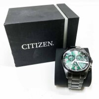 Citizen mens analogue solar watch with stainless steel...