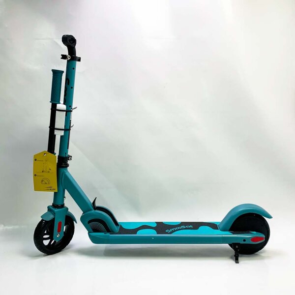 SmooSat E9 Elektroroller für Kinder von 8-12 Jahren, 21.6 Volts, 10 MPH, Reichweite bis zu 5 Kilometer, Faltbarer Elektroscooter, Blau