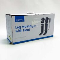 RENPHO RP-ALM079H Beinmassagegerät mit Wärme, Luftkompressionsmassagegerät zur Entspannung der Waden-, Fuß- und Oberschenkelmuskulatur, 2 Wärmemodi, 6 Modi und 4 Intensitäten zur Reduzierung von Müdigkeit