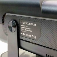 LQWELL Beamer, Mini Projektor, Native 1080P 4K Heimkino Beamer unterstützt 5G WiFi, BT5.0 mit Android OS, Automatische Trapezkorrektur, 220-Grad-Winkel, 135-Zoll-Display für Phone/PC/Lap/Xbox/Stick