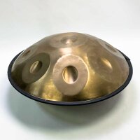 ANTETOK Harmonic Handpan Drum in d-Dur 10 Töne 22 Zoll Stahl mit weicher Handpan Tasche，Harmonische Percussion für Klangheilung, persönliche Meditation, Yoga（Gold）