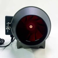 Aygrochy  ‎DF100-A100 mm Abluftventilator 350 m³/h (ohne OVP), Kanalventilator mit Temperatur- und Luftfeuchtigkeitsregler, Abluftventilator für Booster, Wachstumszelt, Belüftung und Entlüftung.