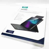 ESR Ascend Tastatur Hülle Lite, iPad Tastatur kompatibel mit iPad Pro 11/iPad Air 5/4, magnetische abnehmbare, verstellbarer Hoch-/Querformatmodus, leicht tragbar, federnde Tasten, Schwarz