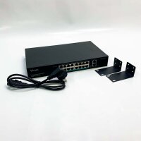 VIMIN VM-FS1620P 18 port Fast Ethernet PoE+ switch with 2...