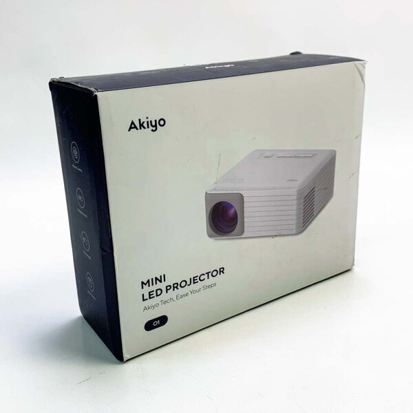 Akiyo O1 Mini Projector 1080P Full HD Portable with Tripod