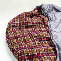 KingCamp Schlafsack,Schlafsack Winter, 4 Jahreszeiten Deckenschlafsacke Übergröße Baumwoll Flanell für Erwachsene Outdoor und Camping, Warm leicht,drinnen und draußen, (Grau)
