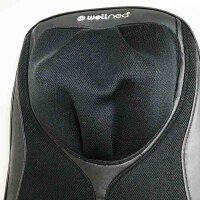 COMFIER Shiatsu Massagesitzauflage mit Knet-, Rollen-, Vibrations- und Wärmefunktion, Massageauflage für Nacken und Schulter, Massagesessel, Rückenmassaggerät mit Vibrationsfunktion, Geschenke