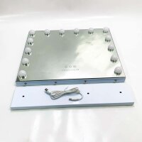 FENCHILIN DC117-78 Makeup Mirror with 14 LED Lamps,...