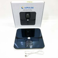 Lepulse body fat scale F4 pro, rechargeable, scales with...