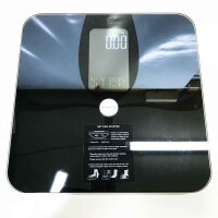 Lepulse body fat scale F4 pro, rechargeable, scales with body fat and muscle mass, personal scales with body fat analysis, trend, body scales, scales for people, large display, 15 body measurements