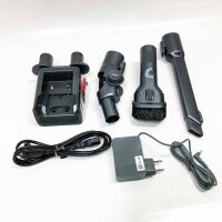 Samsung cordless stick vacuum cleaner set (WITHOUT BATTERY) consisting of Jet 75 complete, 550 W, bagless, and Clean-Station VS20T7536P5/EG