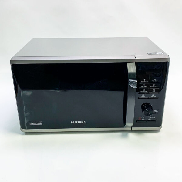Samsung MG23K3515AS Mikrowelle mit Grill / 800 W / 23 L Garraum, 27 Automatikprogramme / silber