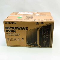 Samsung MG23K3515AS Mikrowelle mit Grill / 800 W / 23 L Garraum, 27 Automatikprogramme / silber