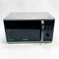 Samsung MG23K3515AS Mikrowelle mit Grill / 800 W / 23 L Garraum, 27 Automatikprogramme / silber