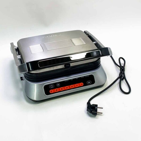 Hanseatic contact grill (without original packaging), 2100 W, 7 preset grill programs, light indicator