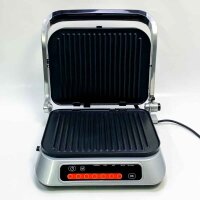 Hanseatic contact grill (without original packaging), 2100 W, 7 preset grill programs, light indicator