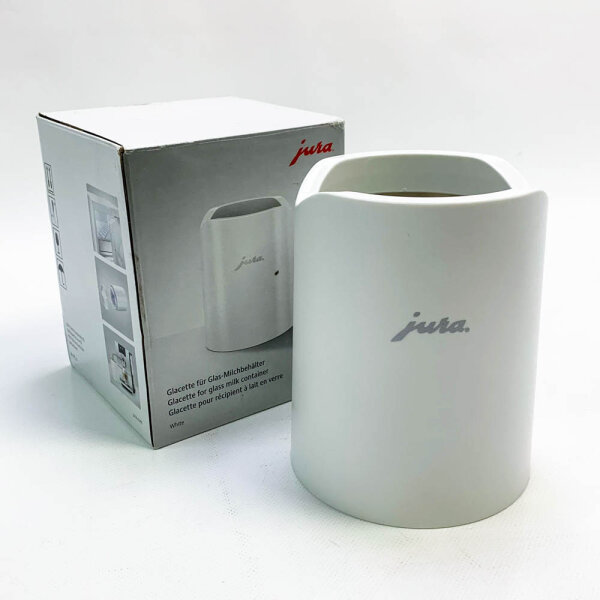 JURA Milchbehälter Glacette, Zubehör für Als ideale Ergänzung zum Glas-Milchbehälter, Zusatz zum Glas-Milchbehälter