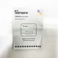 SONOFF ZBMINIL2 Zigbee Smart Schalter,4 Stück 2 Way Smart Switch(Kein Neutralleiter Erforderlich),Smart Lichtschalter Zigbee 3.0 Hub Erforderlich,Kompatibel mit Alexa,Google Home,Home Assistant.