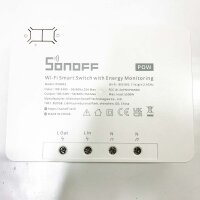 SONOFF POW R3 25A Energiemessung WiFi Smart Switch Überlastschutz Energieeinsparung Reichweite in Sprachsteuerung ewelink über Alexa