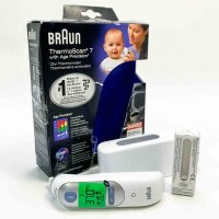 Braun Ear Thermometer ThermoScan 7 Ear Thermometer with Age Precision - IRT6520, Suitable for all ages, including newborns