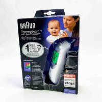 Braun Ear Thermometer ThermoScan 7 Ear Thermometer with Age Precision - IRT6520, Suitable for all ages, including newborns