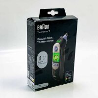 Braun IRT6520B Fieberthermometer ThermoScan 7 Ohrthermometer mit Age Precision, für alle Altersgruppen geeignet