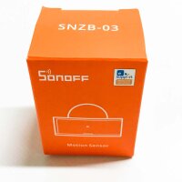ZigBee Bewegungssensor SONOFF SNZB-03 2PCS, drahtloser Bewegungsmelder. Sie erhalten Alarme oder er löst das Einschalten von Leuchten aus, SONOFF ZBBridge erforderlich, Akkus sind im Lieferumfang