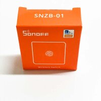 ZigBee Smart Wlan Lichtschalter, SONOFF SNZB-01 2PCS Lösen Sie die angeschlossenen Geräte in der eWeLink-App mit 3 Optionen aus- einfaches, doppeltes Drücken und langes Drücken, ZBBridge erforderlich