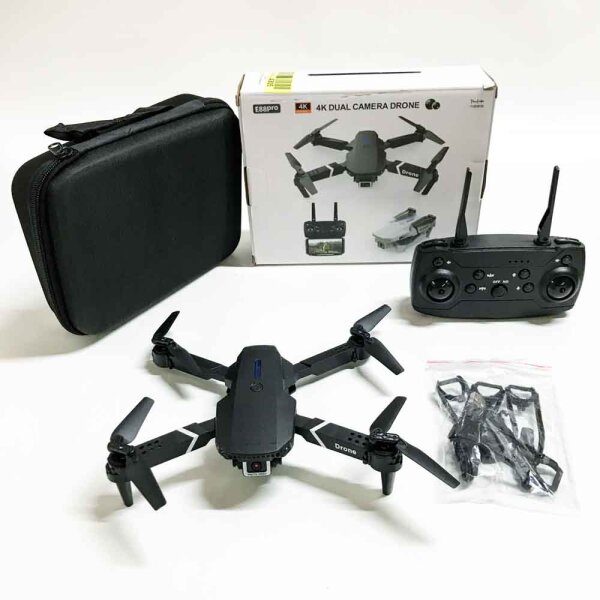 Drohne mit Kamera HD 4K, RC Faltbare FPV WiFi Live Übertragung Drohne für Kinder Anfänger, 2 Akku Lange Flugzeit,Headless Modus,Flugbahnflug,Hindernisvermeidung, One Key Start/Landen, Headless Modus