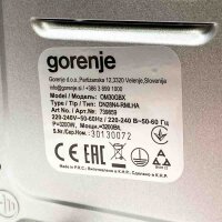 GORENJE Minibackofen OM30GBX, 30 Liter Garvolumen