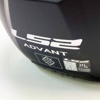 LS2, Klapphelme motorrad ADVANT solid black mat, XL