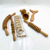 7 Piece Body Wood Therapy Set Muscle Massager...