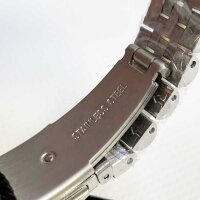 BUREI Herrenuhr, automatische mechanische Armbanduhr, Saphirglas, Edelstahl, Armbanduhr für Herren mit automatischem Datum